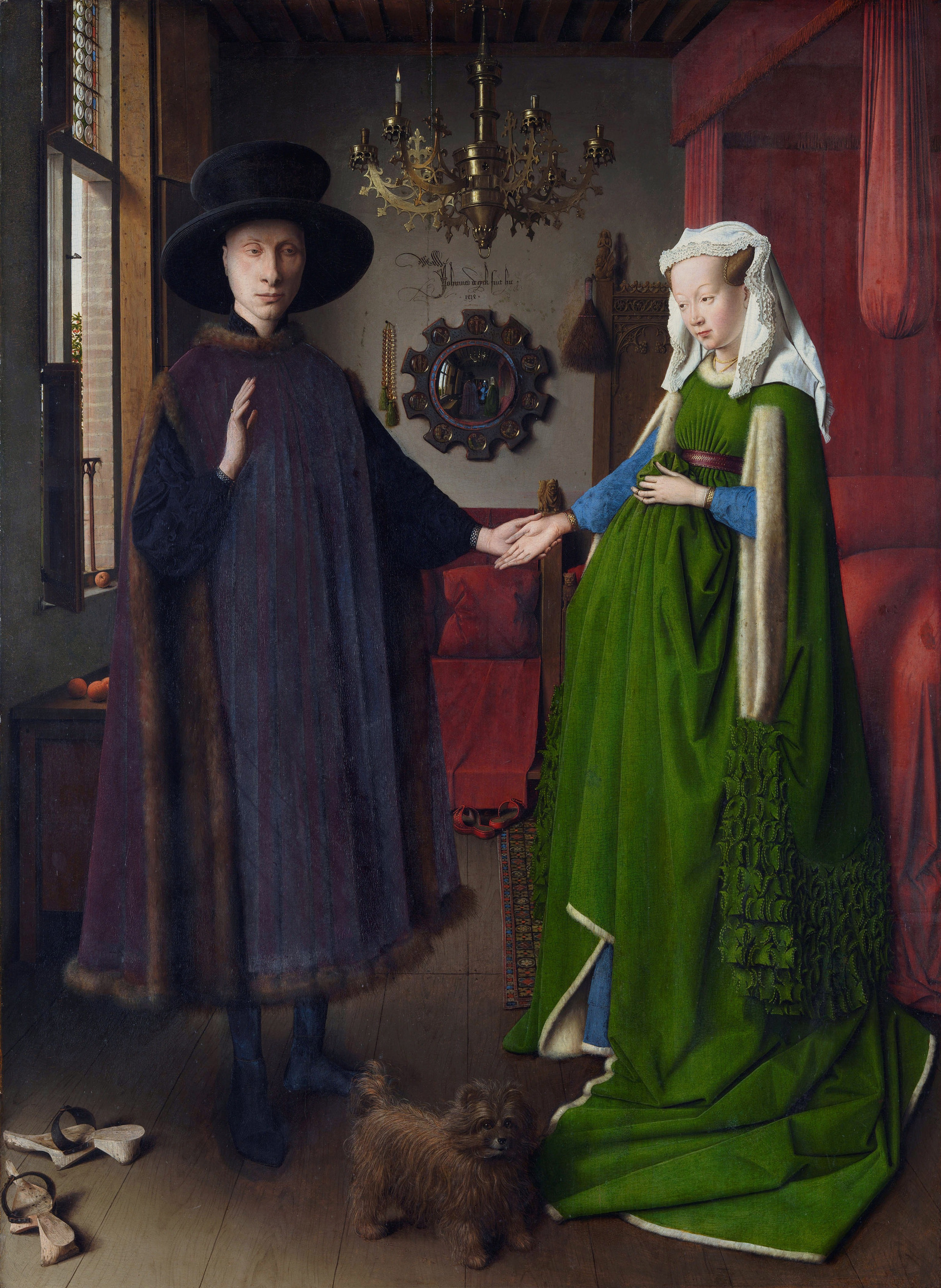 The Arnolfini Portrait , 1434 by Jan Van Eyck © Jiro Kamata  