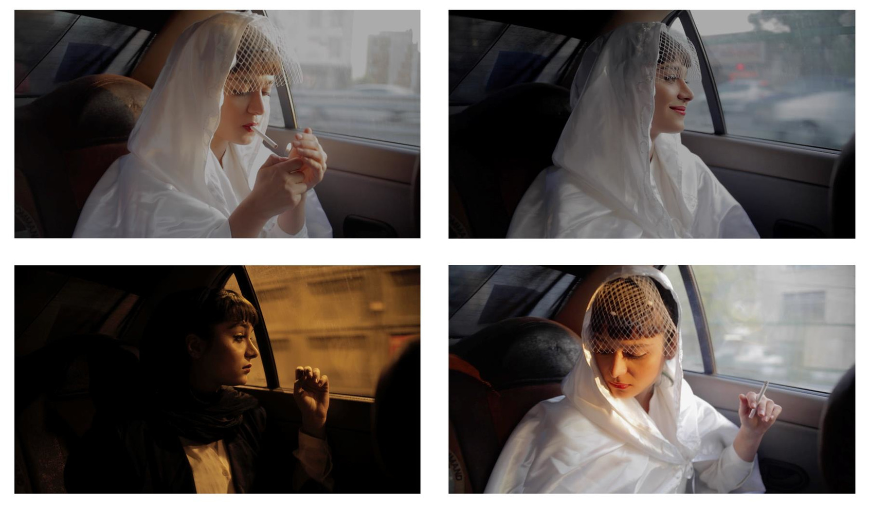 “The Dusk of Tehran“，Tao Hui，4:14minutes，Single screen video sound and light，Colour，2014© AIKE Gallery 