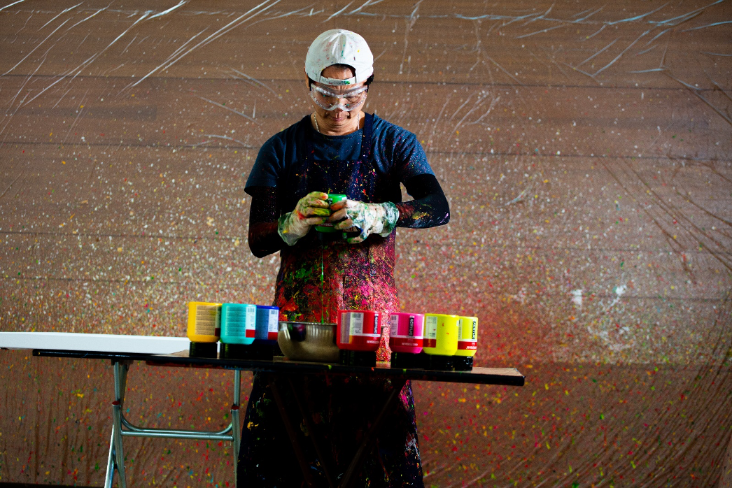 Yungtien Shao at his studio © ALIEN Art Centre 