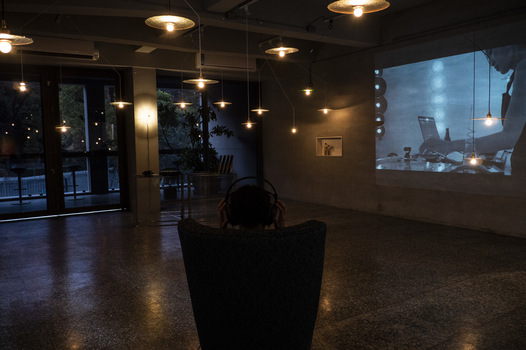 Exhibition view of Relight + Music 2. Photo: zhēnzhēnlab. © ALIEN Art Centre 