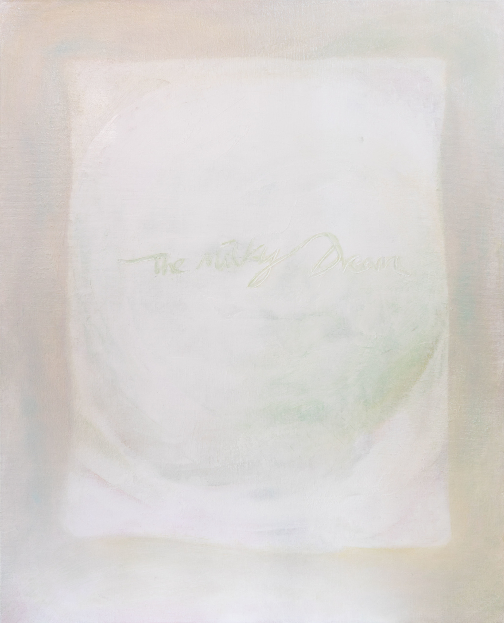 Yaman Shao, The Milky Dream, 2021, oil on canvas, 91x72.5cm © ALIEN Art Centre 