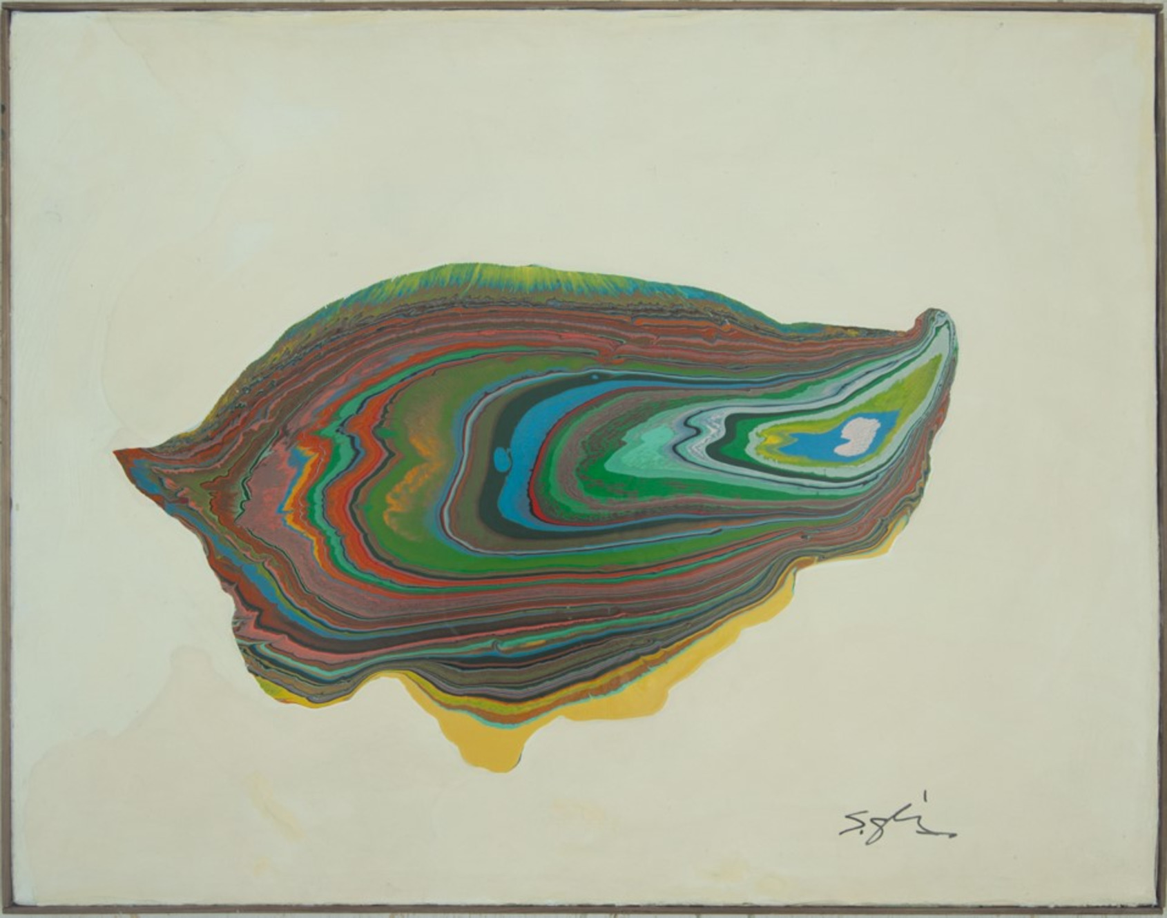  WHIRLPOOL, 1967, 93x118 cm. Private collection