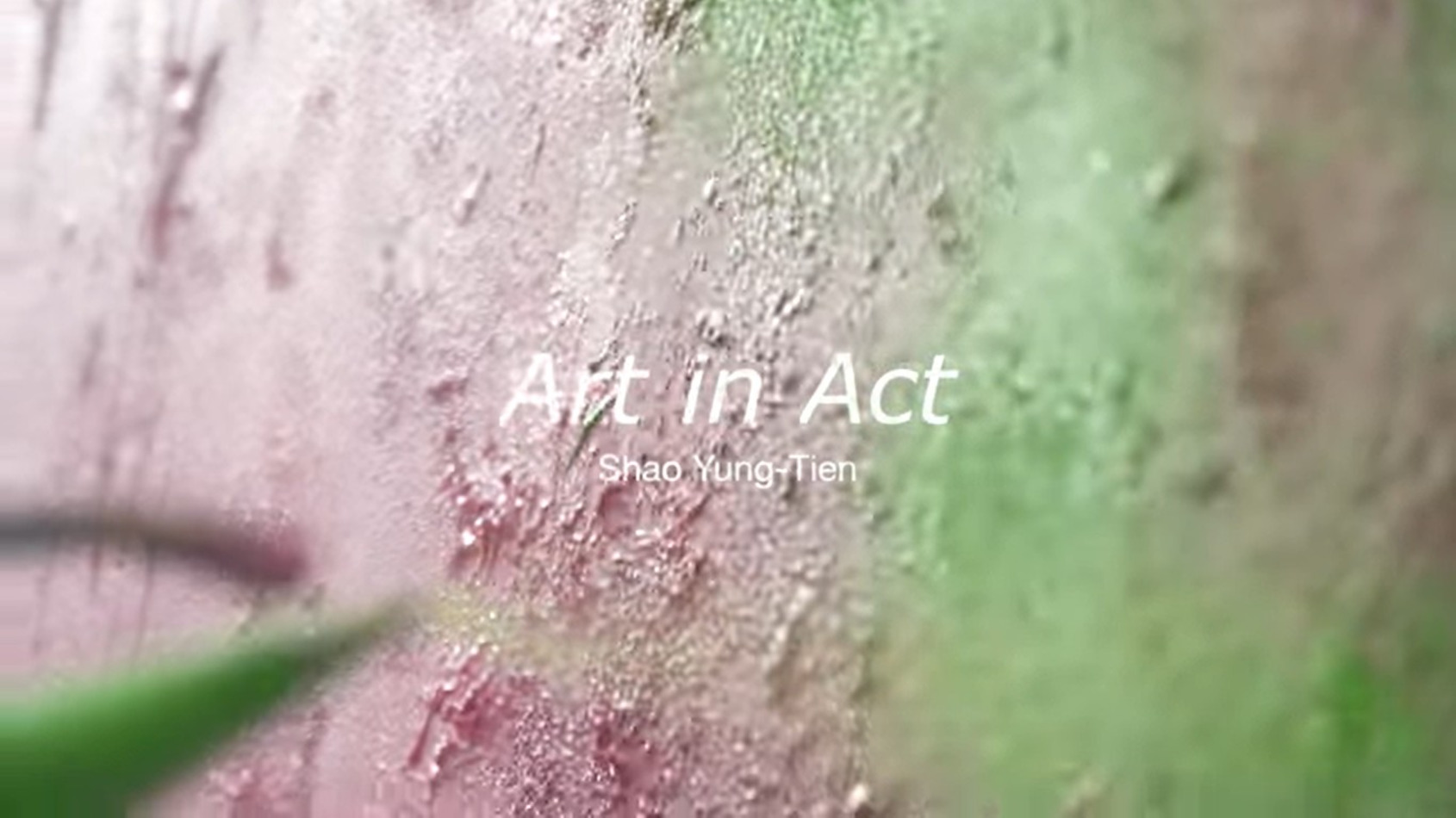 Art in Act : Shao Yung-Tien, ALIEN Art Centre © ALIEN Art. Film : Hailing Wang 