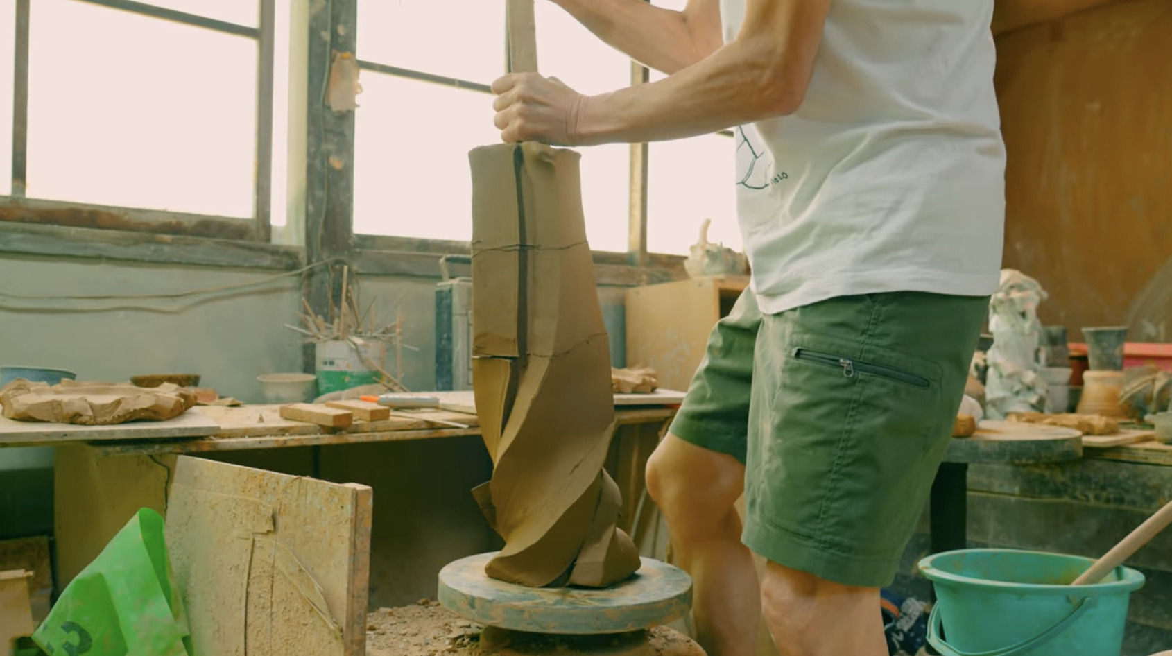 道川省三 Shozo Michikawa｜創作紀錄片擷取畫面｜© Kazuaki Sakuma 